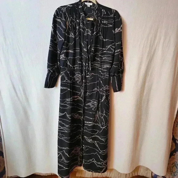 ♥Topshop button down dress with adjustable waist strings - Picture 7 of 12